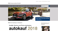 Desktop Screenshot of msautomobile.de